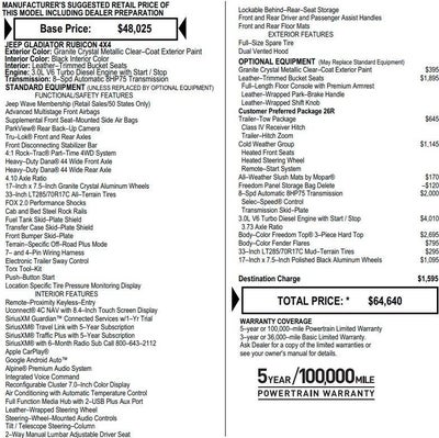 2022 Jeep Gladiator Rubicon