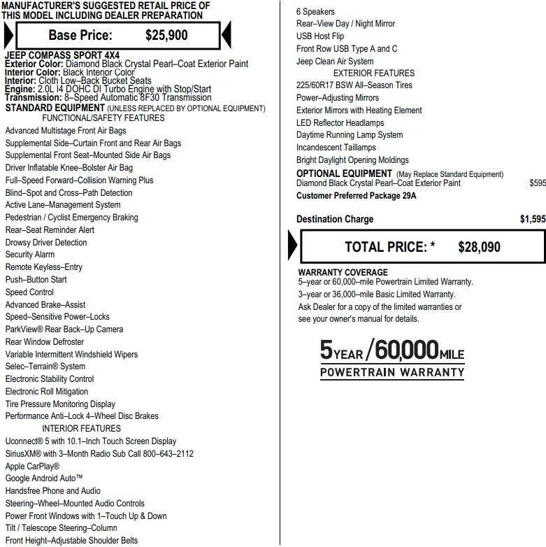 2024 Jeep Compass Sport