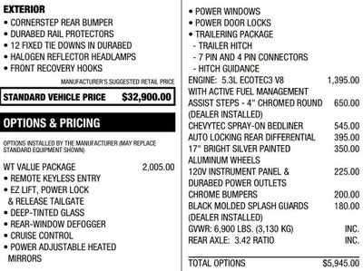 2020 Chevrolet Silverado 1500 WT