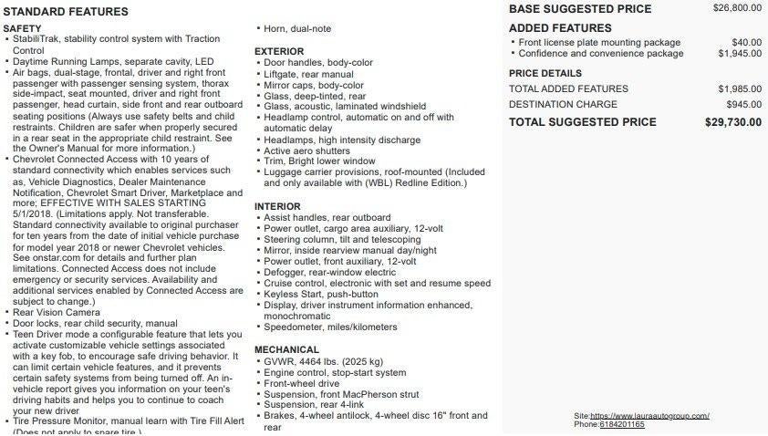 2018 Chevrolet Equinox LT