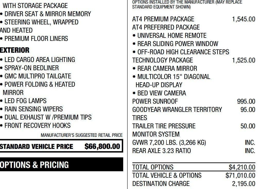 2025 GMC Sierra 1500 AT4