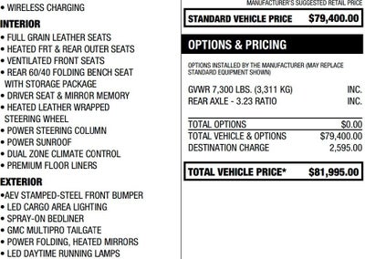 2026 GMC Sierra 1500 AT4X