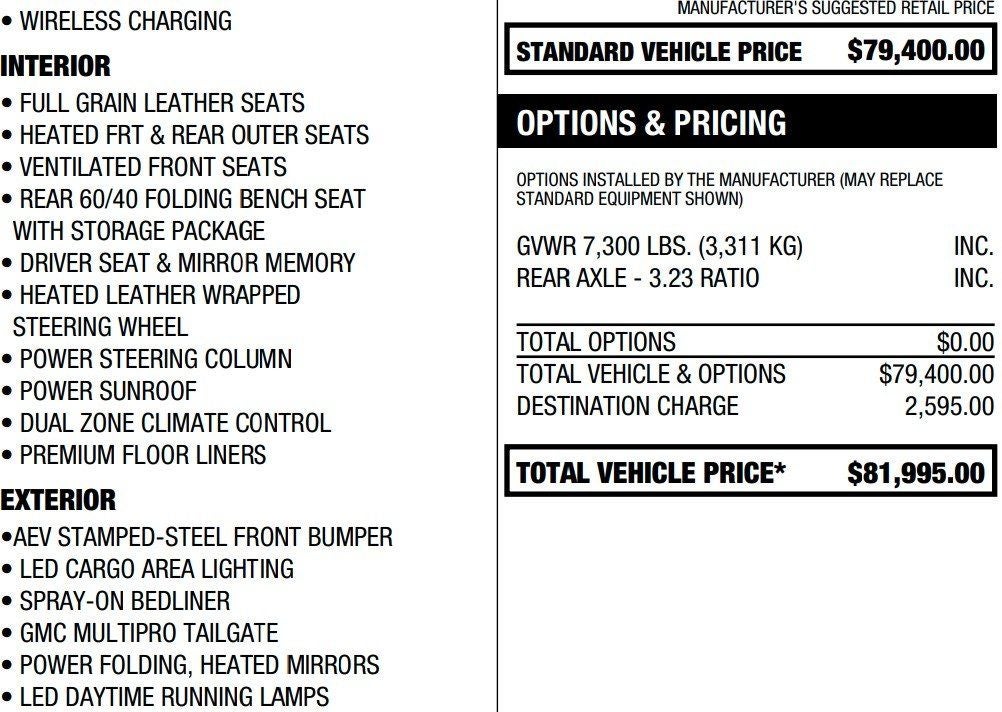 2026 GMC Sierra 1500 AT4X