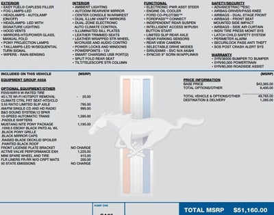 2023 Ford Mustang GT Premium Fastback