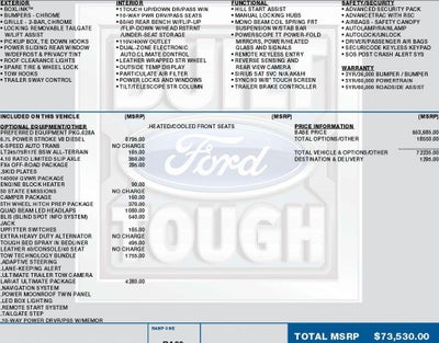 2017 Ford Super Duty F-350 DRW Lariat 4WD Crew Cab 8' Box