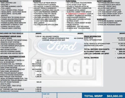 2019 Ford F-150 LARIAT 4WD SuperCrew 5.5' Box