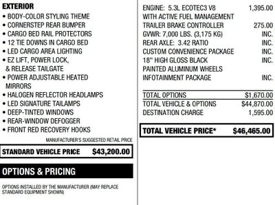 2021 Chevrolet Silverado 1500 Crew Cab Short Box 4-Wheel Drive Custom Trail Boss