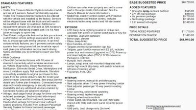 2019 Chevrolet Silverado 1500 Crew Cab Short Box 4-Wheel Drive LTZ