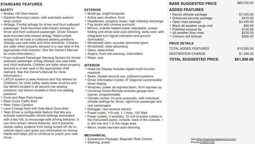 2019 GMC Yukon 4WD 4dr Denali