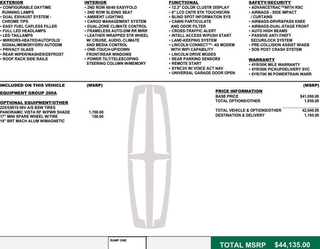 2022 Lincoln Corsair Reserve FWD