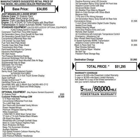 2026 Jeep Wrangler WRANGLER 2-DOOR WILLYS