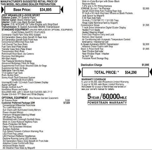 2026 Jeep Wrangler WRANGLER 2-DOOR WILLYS