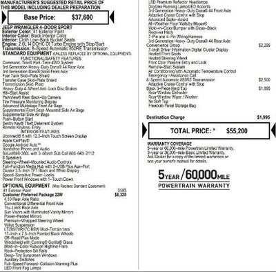 2026 Jeep Wrangler WRANGLER 4-DOOR WILLYS