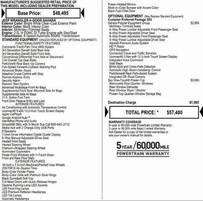 2026 Jeep Wrangler WRANGLER 4-DOOR SAHARA