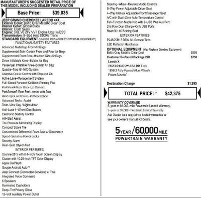 2025 Jeep Grand Cherokee GRAND CHEROKEE LAREDO X 4X4