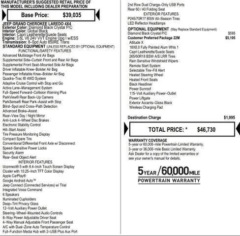 2025 Jeep Grand Cherokee GRAND CHEROKEE ALTITUDE X 4X4