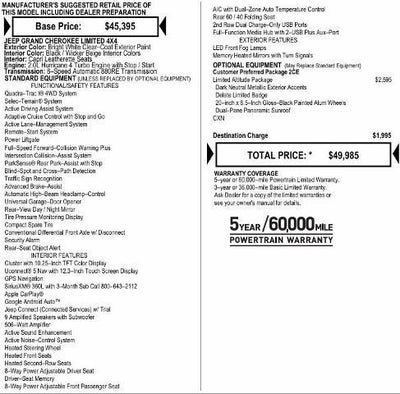 2026 Jeep Grand Cherokee GRAND CHEROKEE LIMITED 4X4