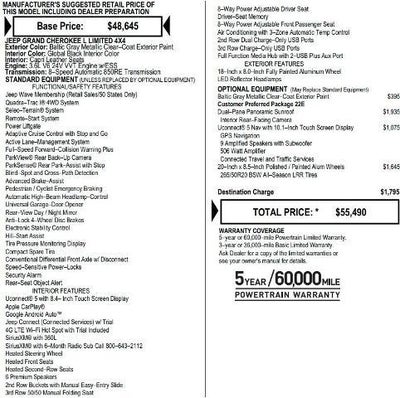 2022 Jeep Grand Cherokee L Limited 4x4