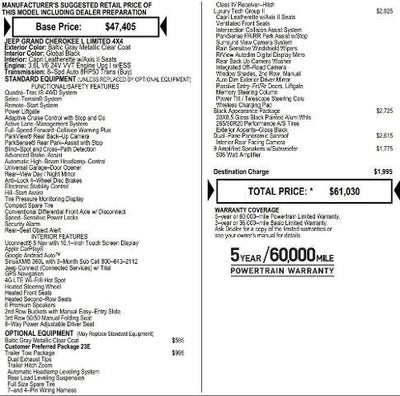 2025 Jeep Grand Cherokee GRAND CHEROKEE L LIMITED 4X4