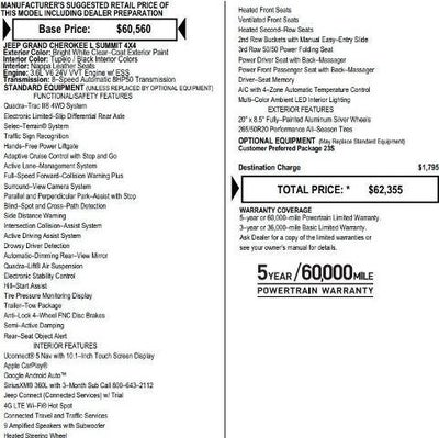 2025 Jeep Grand Cherokee L Summit 4x4