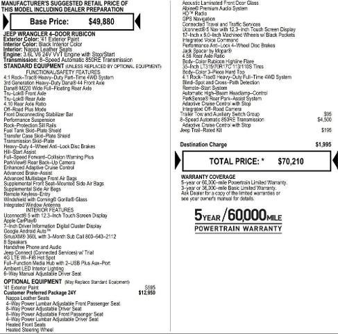 2026 Jeep Wrangler WRANGLER 4-DOOR RUBICON X