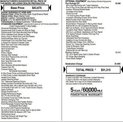 2026 Dodge Durango DURANGO GT PLUS AWD HEMI V8