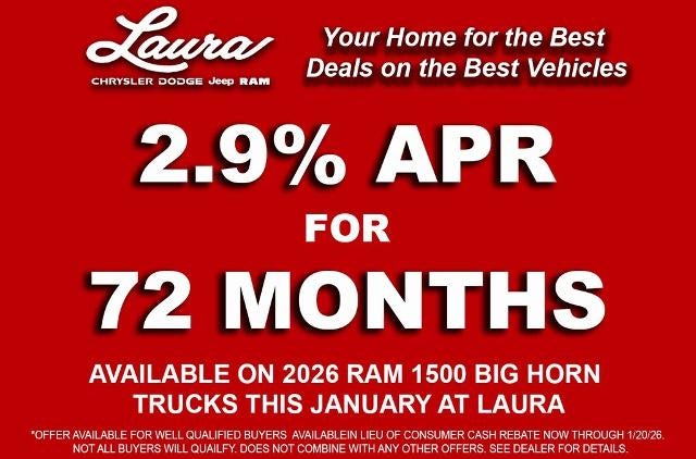 2026 RAM Ram 1500 RAM 1500 BIG HORN CREW CAB 4X4 5'7' BOX