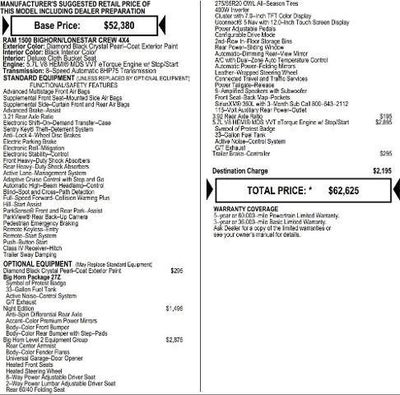 2026 RAM Ram 1500 RAM 1500 BIG HORN CREW CAB 4X4 5'7' BOX