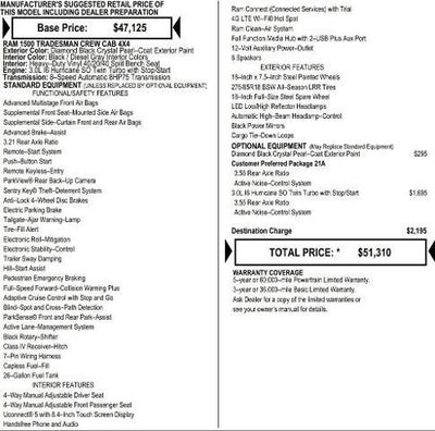 2026 RAM Ram 1500 RAM 1500 TRADESMAN CREW CAB 4X4 5'7' BOX