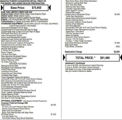 2026 RAM Ram 1500 RAM 1500 LIMITED CREW CAB 4X4 5'7' BOX