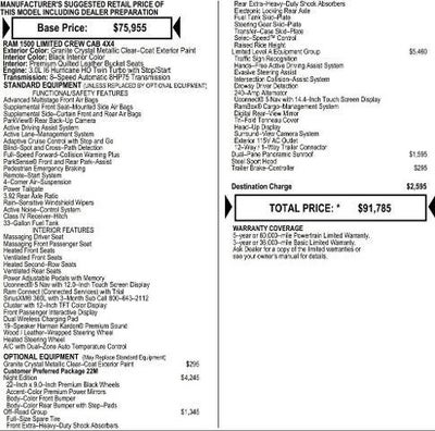 2026 RAM Ram 1500 RAM 1500 LIMITED CREW CAB 4X4 5'7' BOX