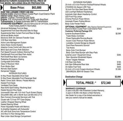 2026 RAM Ram 1500 RAM 1500 LARAMIE CREW CAB 4X4 5'7' BOX