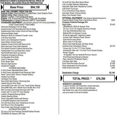 2026 RAM Ram 1500 RAM 1500 LARAMIE CREW CAB 4X4 5'7' BOX
