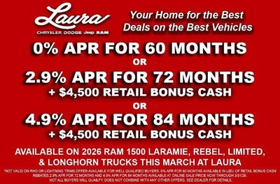 2026 RAM Ram 1500 RAM 1500 LARAMIE CREW CAB 4X4 5'7' BOX