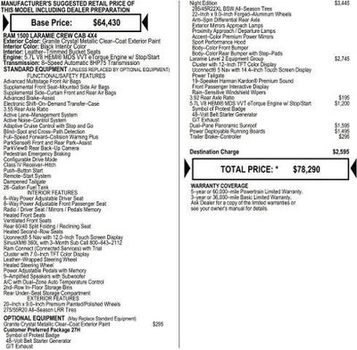 2026 RAM Ram 1500 RAM 1500 LARAMIE CREW CAB 4X4 5'7' BOX