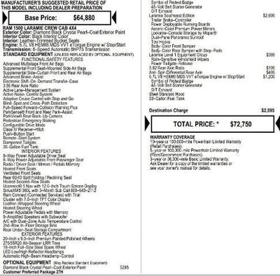 2026 RAM Ram 1500 RAM 1500 LARAMIE CREW CAB 4X4 5'7' BOX