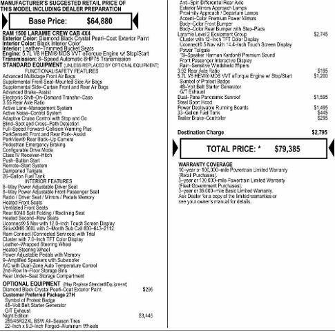2026 RAM Ram 1500 RAM 1500 LARAMIE CREW CAB 4X4 5'7' BOX