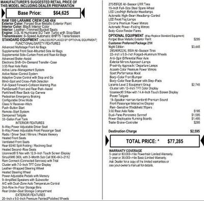 2026 RAM Ram 1500 RAM 1500 LARAMIE CREW CAB 4X4 6'4' BOX