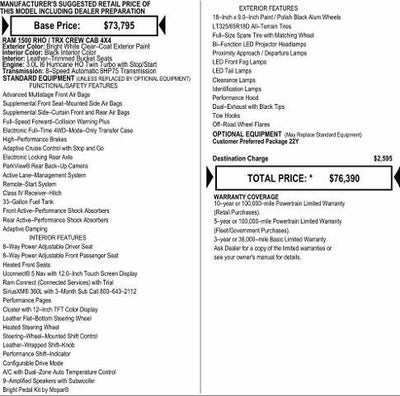 2026 RAM Ram 1500 RAM 1500 RHO CREW CAB 4X4 5'7' BOX