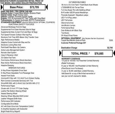 2026 RAM 1500 RAM 1500 RHO CREW CAB 4X4 5'7' BOX