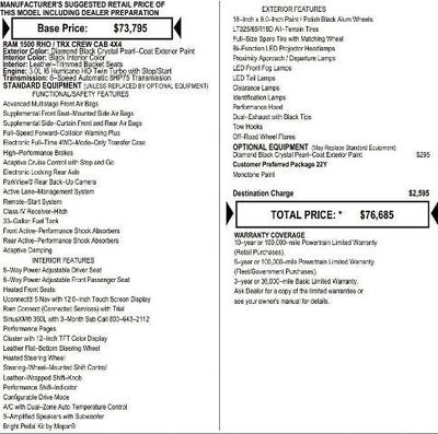 2026 RAM Ram 1500 RAM 1500 RHO CREW CAB 4X4 5'7' BOX