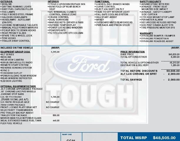 2017 Ford F-150 XLT 4WD SuperCrew 5.5' Box