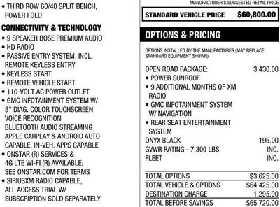 2020 GMC Yukon 4WD 4dr SLT