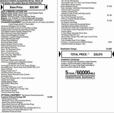 2026 Jeep Compass COMPASS LATITUDE ALTITUDE 4X4