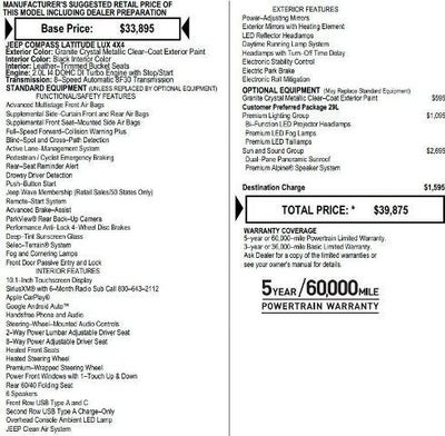 2023 Jeep Compass Latitude Lux FWD
