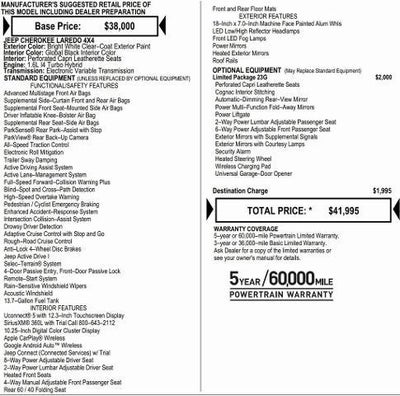 2026 Jeep Cherokee CHEROKEE LIMITED 4X4