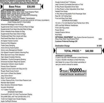 2026 Jeep Cherokee CHEROKEE LAREDO 4X4