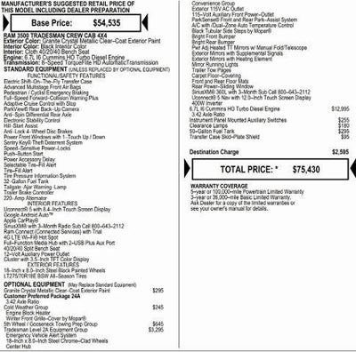 2026 RAM Ram 3500 RAM 3500 TRADESMAN CREW CAB 4X4 8' BOX