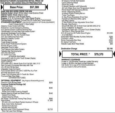 2026 RAM Ram 3500 RAM 3500 BIG HORN CREW CAB 4X4 8' BOX