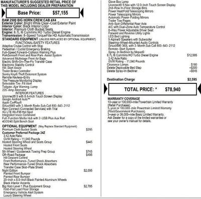 2026 RAM Ram 2500 RAM 2500 BIG HORN CREW CAB 4X4 6'4' BOX